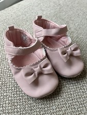 Pink Pre Walker , Soft Sole Baby Shoes Size 12-18m Matalan
