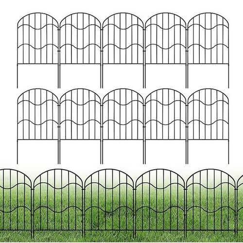 Decorative garden fence - garden,