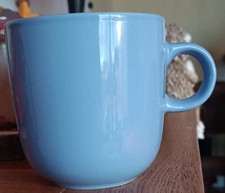 Sainsbury s Blue Solid Colour Tea Coffee Mug Dishwasher and Microwave Safe 