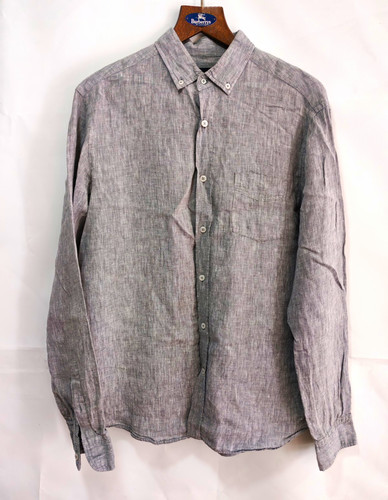 Massimo dutti men - grey, linen