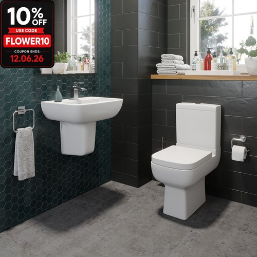 Bathroom cloakroom suite - cloakroom,