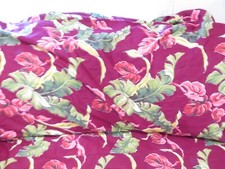 Vintage 40's NEVER USED w/Tags Barkcloth  Hawiian Beach Barkcloth Sofa Slipcover