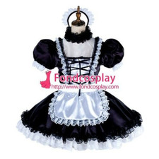 lockable Sissy maid Satin