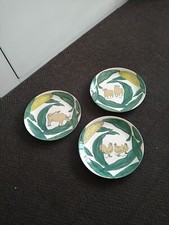 3x Williams sonoma Somerset Farm Aminal Plates Cow Chicken Sheep Made In England