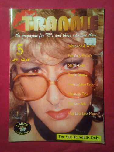 Rare vintage trannie magazine - vintage,