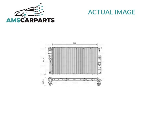 Engine cooling radiator 735453 - engine,