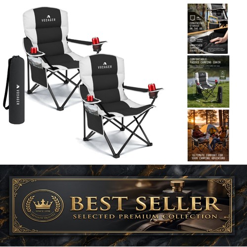 Folding camping chairs pack - folding,