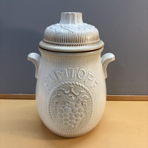 Vintage rum pot jar rumtopf - pot,
