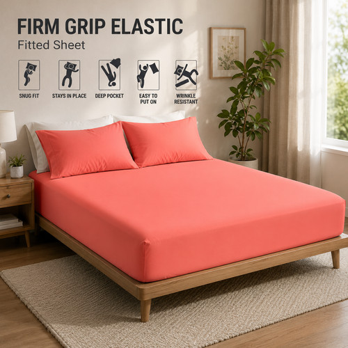 Extra deep 35cm cotton fitted - deep,