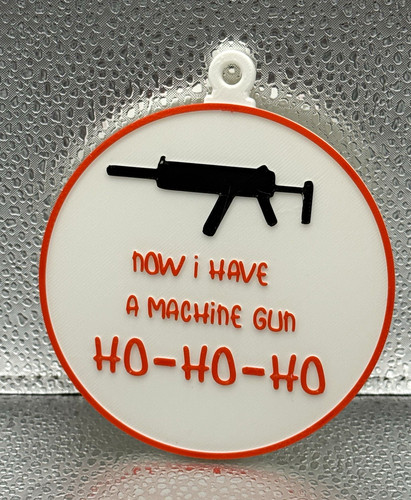 Round christmas hanging - round,