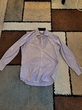 T.M Lewin Light Blue Fitted Shirt 16" Collar, 36" Chest