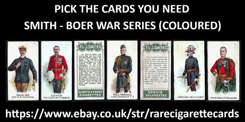 Smith boer war - boer, series