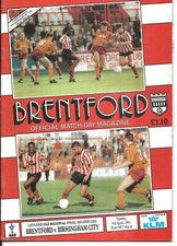 Football Programme BRENTFORD v