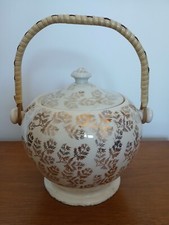 VINTAGE SADLER GOLD AND CREAM