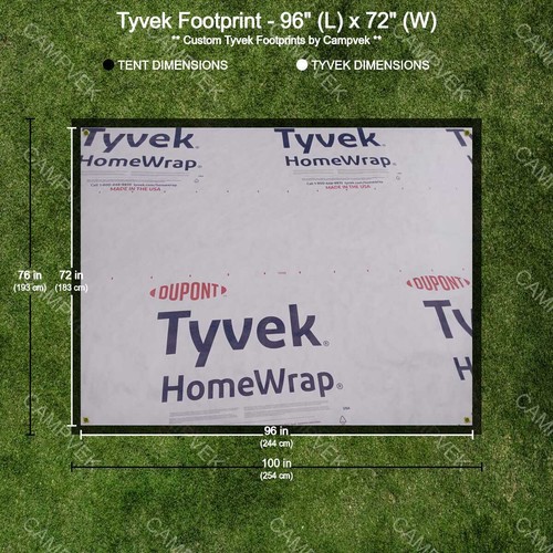 Tyvek footprint - 8', 6'