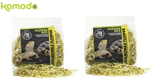2 PACK KOMODO CHAMOMILE FLOWER MIX TREAT FOR TORTOISES AND BEARDED DRAGONS 60G