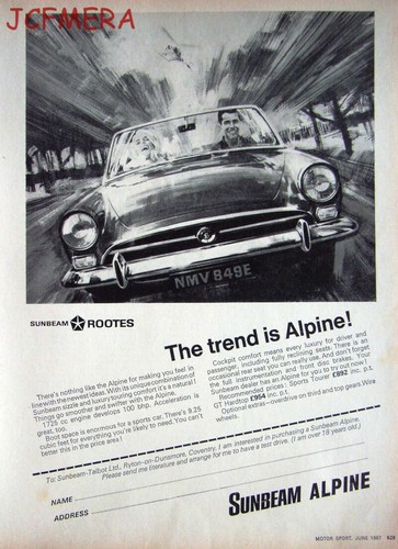 1967 sunbeam alpine sports - 1967,