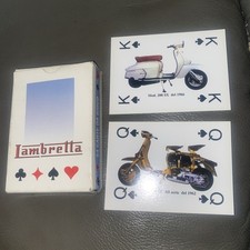 Rare Lambretta Playing Cards box has slight wear but cards unused ? Mods