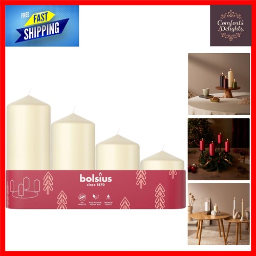 Elegant smooth advent pillar - advent,
