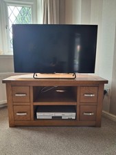 corner tv unit oak