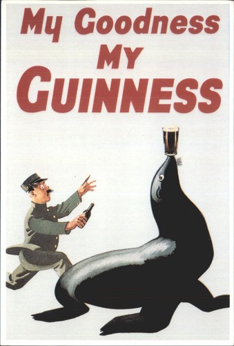 Vintage guinness sealion - vintage,
