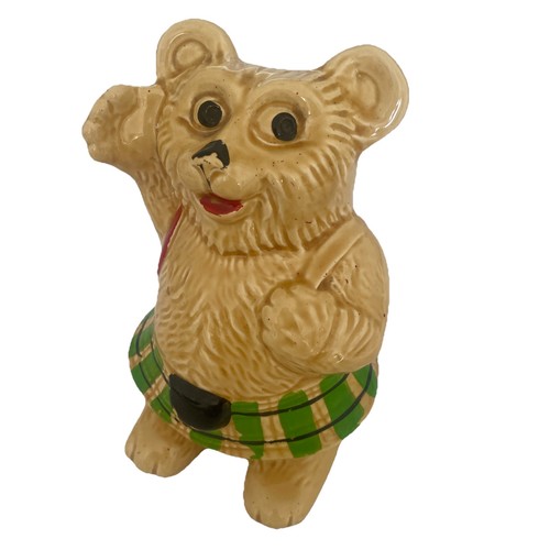 Vintage bear money box - vintage,