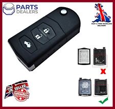 3 BUTTON REMOTE KEY FOB CASE SHELL BLADE FOR MAZDA 2 3 5 6 MX5 RX5