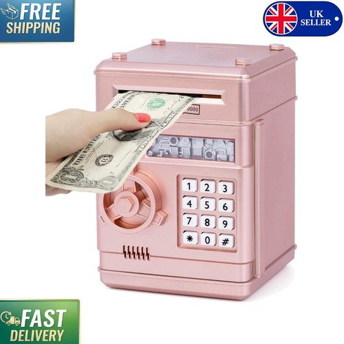 Rose gold electronic piggy - gold,