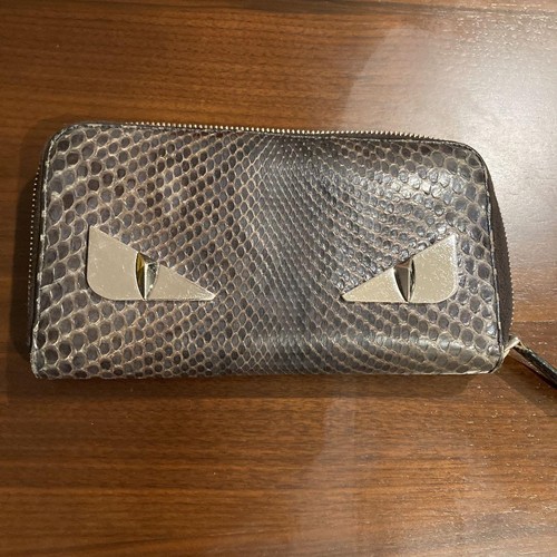 Fendi long wallet python - long,