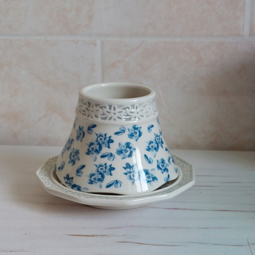 Yankee candle white blue shade - white,