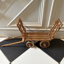 Vintage Wooden Model Hay Wagon