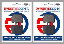 Front brake pads for - (2, pairs)