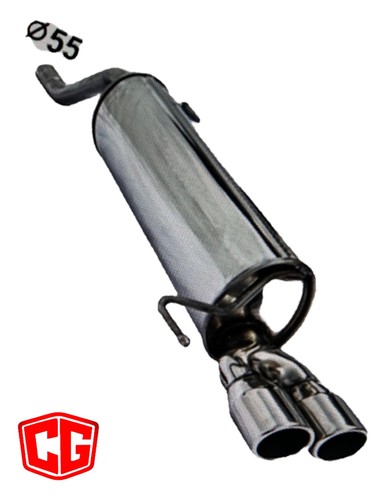 Abarth gpa evo muffler rear - abarth, gpa-evo-muffler