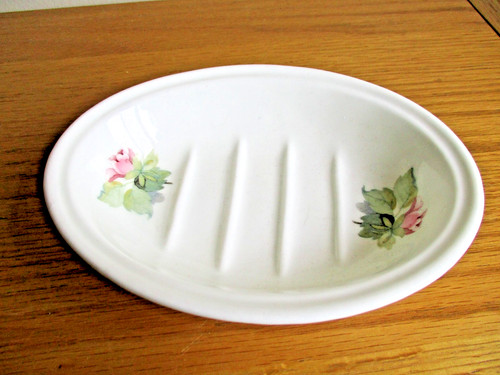 Hadida soap dish pink rose - soap,