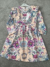 Girls pink floral long sleeve
