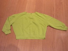 ladies TU lime green  sweatshirt long sleeve jumper top,  size S