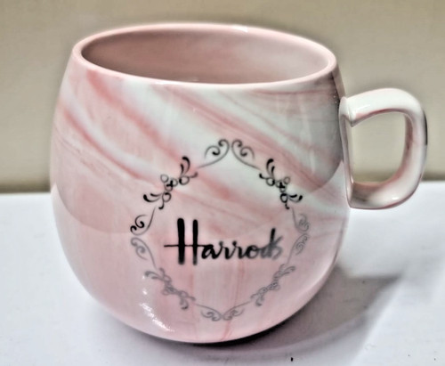 Harrods coffee mug pink - harrods,