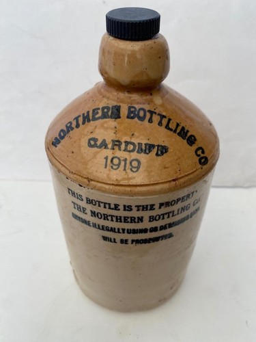 Antique stoneware flagon - antique,