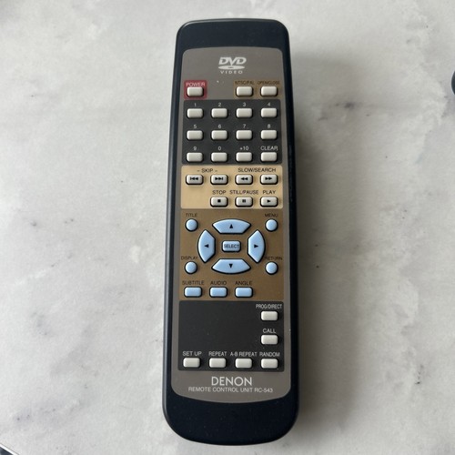 Denon remote 543 - rc-543, dvd1000