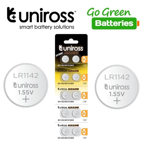 Uniross lr43 batteries lr - uniross,
