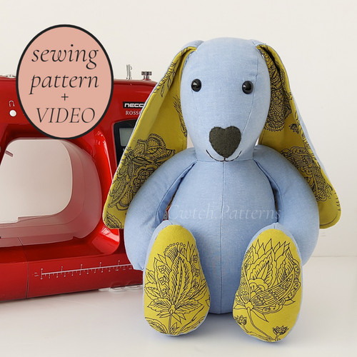 Bunny rabbit sewing - bunny, pattern