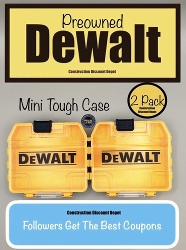 Lot preowned dewalt mini - preowned,