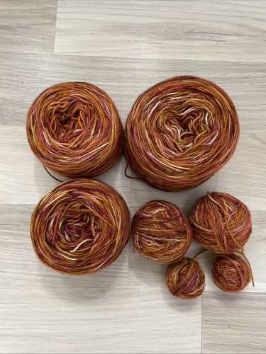 Hand dyed yarn - dyed, fibre
