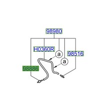 Genuine Rear Washer One-Way