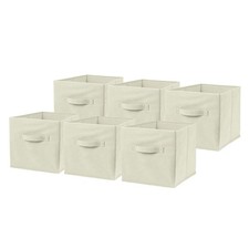 6 x Foldable Canvas Storage