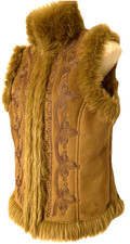 Ladies Faux Suede & Fur