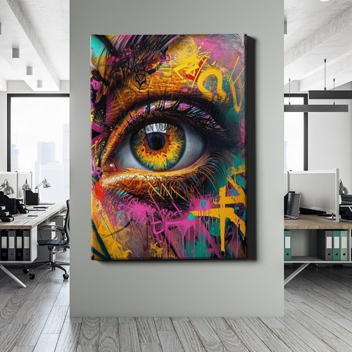 Canvas picture eyes - picture,