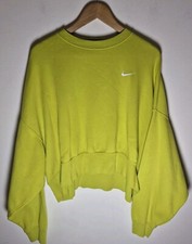 Womens Nike Cropped Sweater, Medium, Green Great Condition 