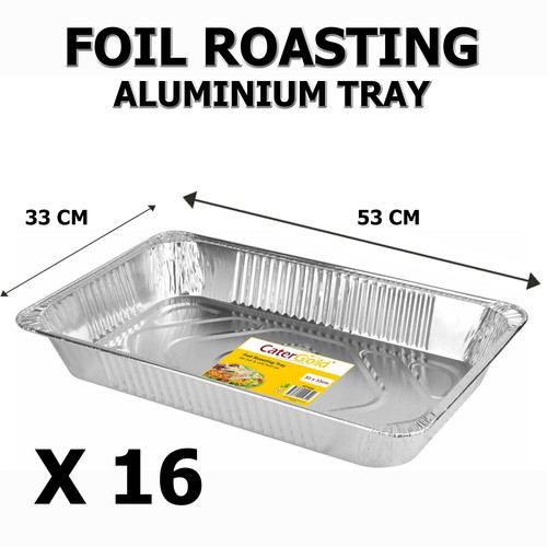 Large aluminium foil trays - large,