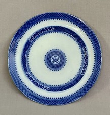 Rare Antique Flow Blue Dinner